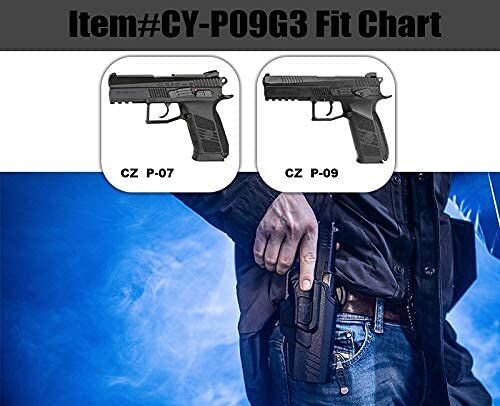 CY‑P09G4 Porta pistola de paleta para cezca P-07, P-09 gen 4, CYTAC