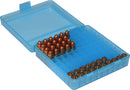 P-100-9-24 Caja para Municiones Calibre 9mm, 21mm, Color Azul Claro - Case Gard