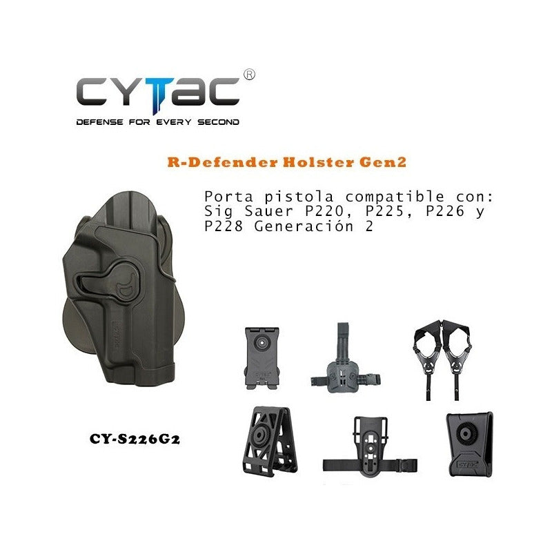 Cy-s226g2 - Porta Pistola De Paleta Para Sig Sauer