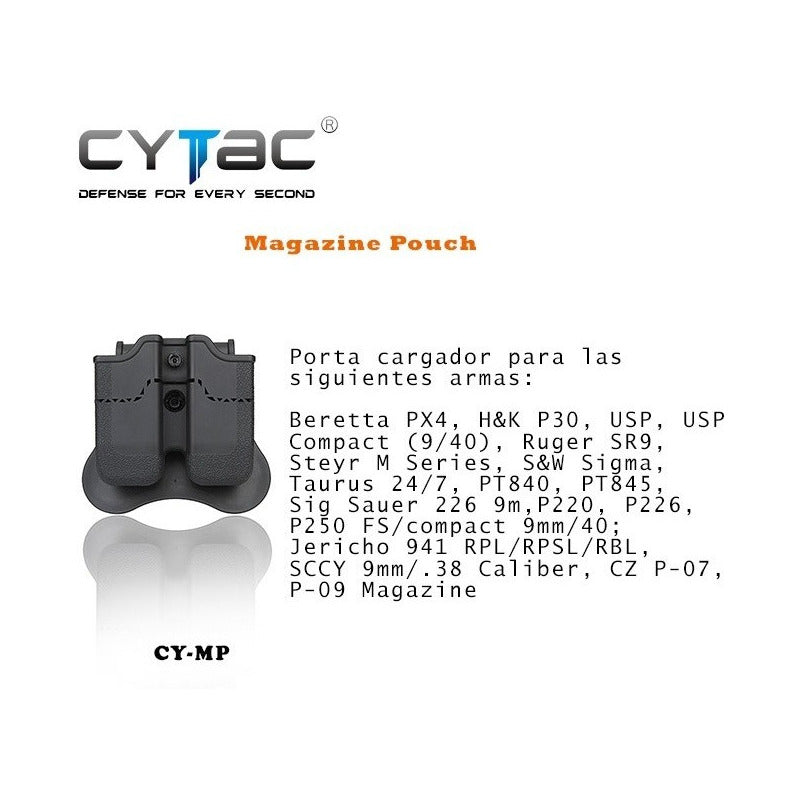 Cy-mp - Porta Cargador Doble Para Beretta Px4