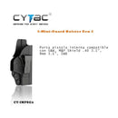 Cy-impsg2 Porta Pistola Interno Con Clip
