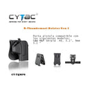 Cy-tqmps -  Porta Pistola Para S&w M&p Shield .40 3.1 , 9mm