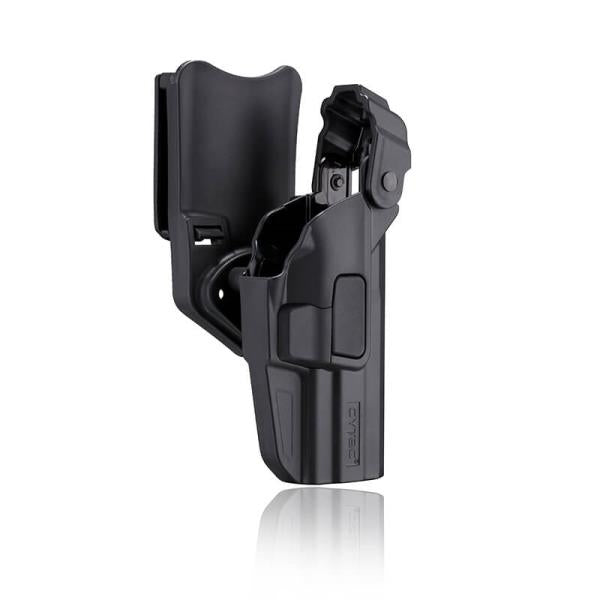 CY-USPL3 - Porta pistola de soporte bajo nivel III (3 seguros)