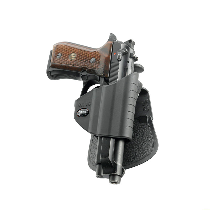 BRDB - Porta pistola con doble seguro de retención para Beretta M9/92FS
