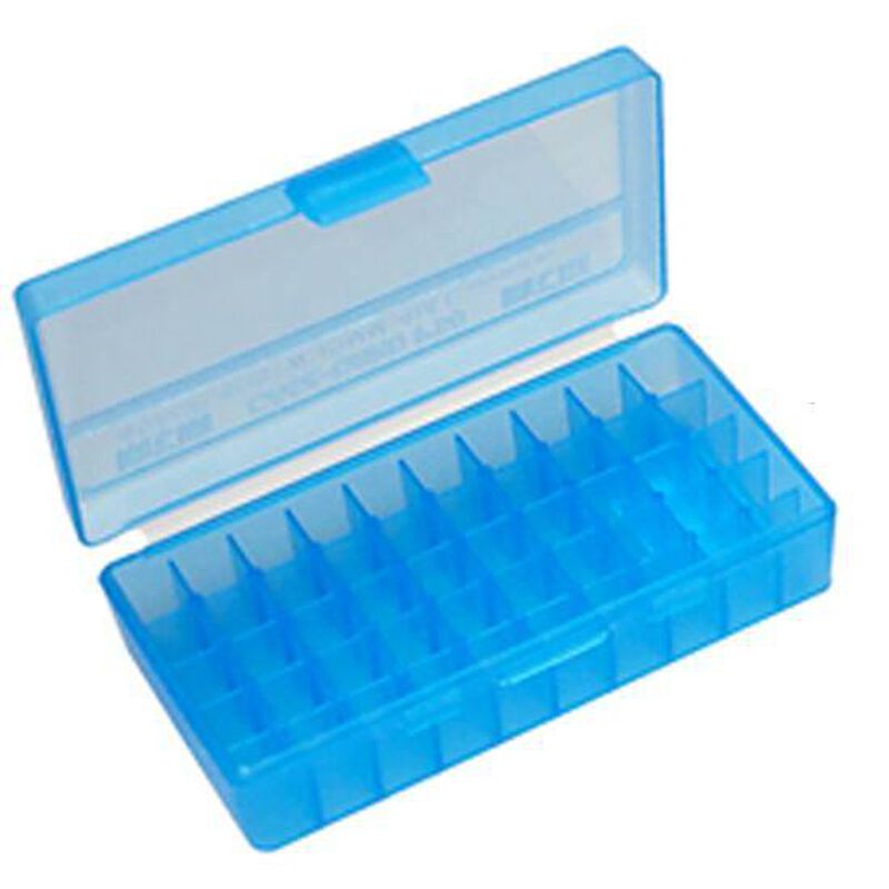 P50-9M-24 Caja para Municiones Calibre, 9mm, Color Azul Claro - Case Gard